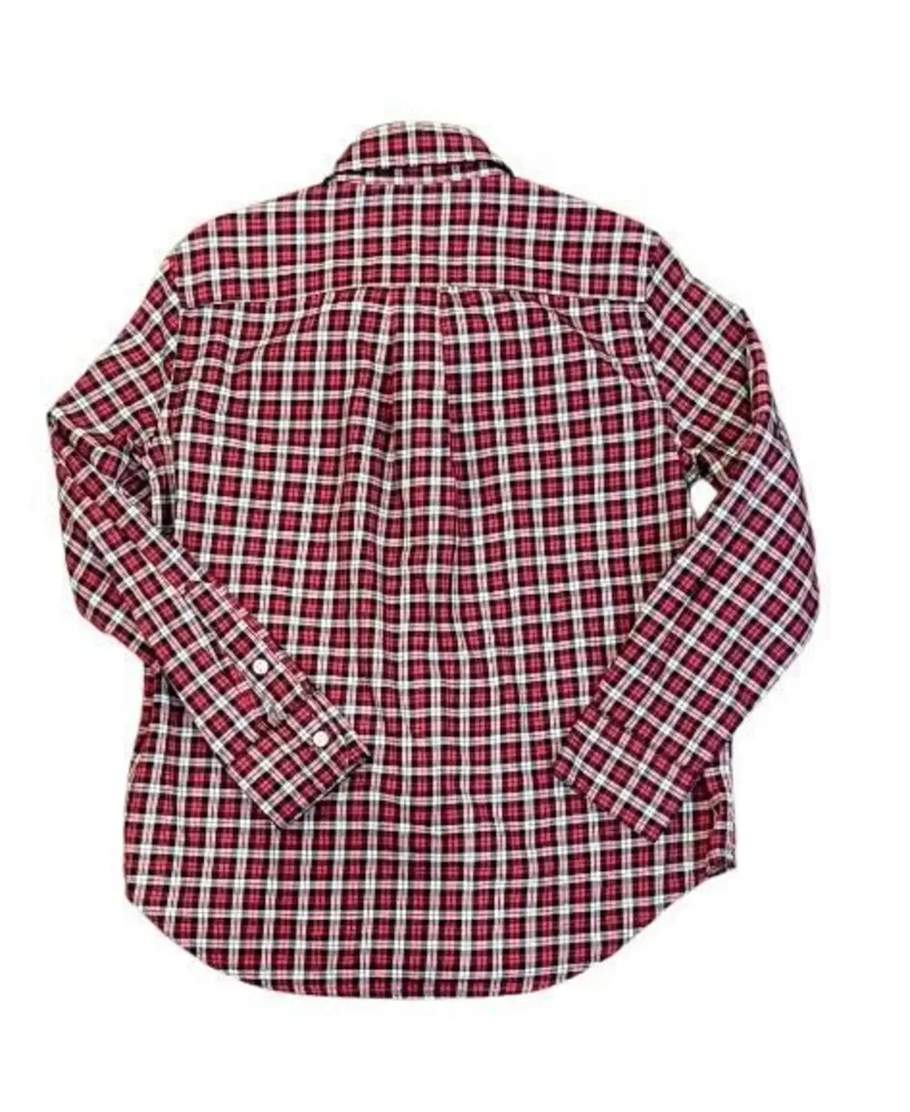 Ralph Lauren Plaid Button Down Shirt Sz. 6 Preppy Iconic Pony